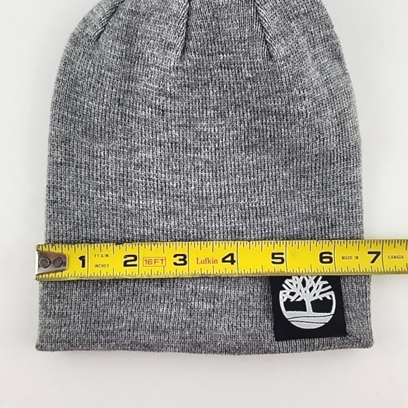 Timberland Youths Grey Knit Matching Hat & Gloves Size 4-7 - Picture 8 of 9